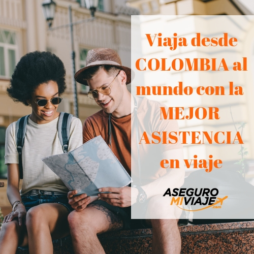 Viaja desde COLOMBIA a cualquier lugar del mundo al 50% de descuento con la mejor asistencia!!